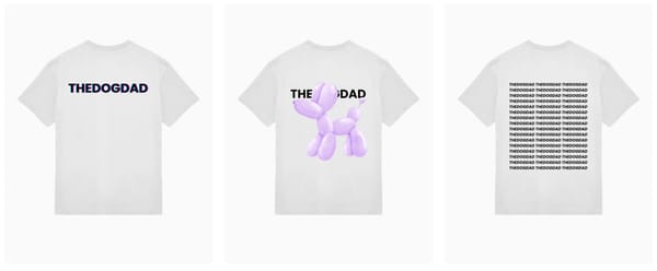 THE DOG DAD apparel for dog dads